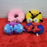ราคา ใหม่ล่าสุด หมอนรองคอ ลาย bts bt21 น่ารัก ลายนูน (15524749790)