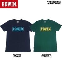 ราคา EDWIN เสื้อยืด Slim Fit เสื้อเชิ้ตผ้าฝ้าย 100% แท้ 7480-1903 (28478324217)