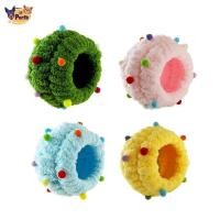 ราคา Perfk Stylish Cute Bird Nest Bed Warm Cozy Parrotlet Snuggle Hut Easy to Clean Ideal Gift for Canary Zebra Finch Loriculus Breeding (46304410835)