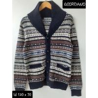 ราคา Giordano สเวตเตอร์วินเทจคอปก jaqcuard (18353303113)