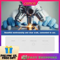 ราคา ✿canca✿ Microscope Objective Micrometer Calibration Slide Glass Stage DIV 0.01mm (2289977683)