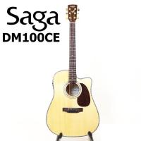 ราคา กีต้าร์โปร่งไฟฟ้า SAGA DM100CE พร้อมแถมกระเป๋า I ผ่อน0% นาน10เดือน (6535254989)