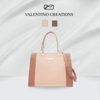 ราคา [ ️ข้อเสนอพิเศษ] Valentino Creations Karry Womens Tote Office Bag Ladies Womens Structure Shoulder Handbag Beg Tangan (41065544906)