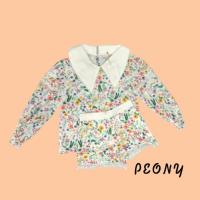 ราคา ชุดเซ็ทเสื้อพร้อมกางเกงขาสั้นลายดอกงาน ป้ายพีโอนี่ Peony ไซส์ M ของใหม่ ป้ายห้อย พร้อมส่ง (19620227248)