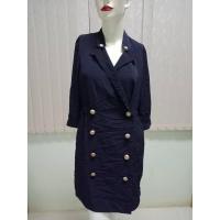 ราคา สูทยาวเบลเซอร์ Blazerสีกรมท่าไซส์ L อก 36-38 นิ้ว ผ้าบางคล้ายหาวกระรอกแต่งกระดุมเยอะ ๆจั๊มตรงเอวเล็กน้อยมีสายคล้องพับแขน (5969113041)