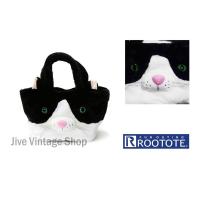 ราคา Rootote กระเป๋าทรงถือ (มีช่องใส่สายยาว) หน้าน้องแมวขนนิ่ม มีหู มีหนวด น่ารักมุ้งมิ้ง มือสอง สภาพดี จากตู้ญี่ปุ่น (23931866942)