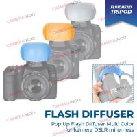 ราคา Pop Up Flash Diffuser หลากสีสําหรับกล้อง Mirrorless DSLR (27292121770)