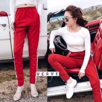 ราคา กางเกงวอร์มขายาวสีแดงติดแถบข้าง (3263093926)