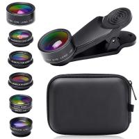 ราคา HD เลนส์ต่อขยายเจ็ดในหนึ่งเดียวมุมกว้างมาโคร Fisheye Universal Ten-in-One ชุดเลนส์โทรศัพท์มือถือ/2.27 (48706561325)