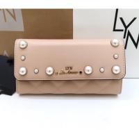 ราคา [NEW] Lyn แท้ Pinkie Long Wallet กระเป๋าสตางค์ใบยาว (สีครีม) (4215071144)