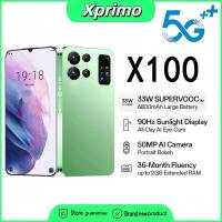ราคา สมาร์ทโฟน X100 6.7 นิ้ว 12+512GB โทรศัพท์ Android 5G Android รองรับ 2 ซิมการ์ด รับประกัน 1ปี COD (29183971243)