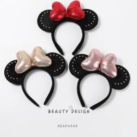 ราคา ที่คาดผม ประดับโบว์ ลายการ์ตูนมิกกี้เมาส์น่ารัก สีทอง เครื่องประดับ สําหรับผู้หญิง (22286459087)