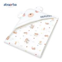 ราคา Absorba แอ็บซอร์บา ผ้าห่อตัวเด็กแรกเกิด ขนาด 30x40 นิ้ว (56500740406)