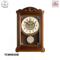 ราคา DOGENI Wooden Table Clocks นาฬิกาตั้งโต๊ะ รุ่น TCW003DB (11147165861)