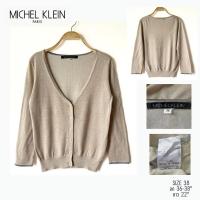 ราคา เสื้อคลุมไหมพรมคาร์ดิแกน MICHEL KLEIN (18386503079)