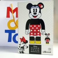 ราคา ของแท้ Be@rbrick Disney Minnie Mouse 400%+100% Bearbrick ของใหม่ ไม่แกะ พร้อมส่ง (28451337162)