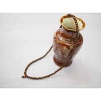 ราคา ลูกประคำ สร้อยคอลูกประคำ งานฝีมือ ลูกประคำไม้ ขนาด 10 mm. มี 108 ลูกประคำ สีน้ำตาล (1862366788)