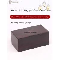 ราคา กล่องกลไกสีแดง, ที่จับหยก, ที่เก็บวัฒนธรรม, เครื่องประดับสร้อยข้อมือไม้จันทน์สีม่วง, กล่องคอลเลกชันไม้ (40878904726)