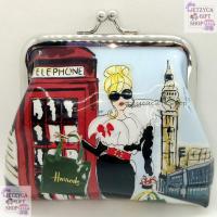 ราคา Harrods classic coin clip purse (25927021050)