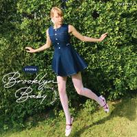 ราคา FLAT2112 FF0966 : BROOKLYN BABY DENIM MINI DRESS เดรสสั้น เดรสยีนส์ เดรสแขนกุด ชุดยีนส์ ชุดออกงาน ชุดทำงาน (27779481704)