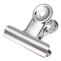 ราคา AB Metal Bulldog Clip Sealer Bag Clamp Office Paper Document Ticket Binder (29888849874)