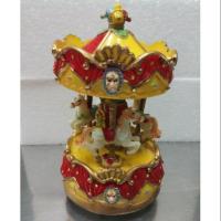 ราคา กล่องดนตรีเรซิ่น ม้าหมุน (2299510421)