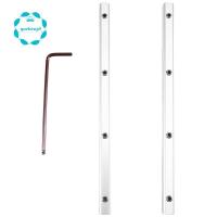 ราคา [quehenp9]Track Saw Guide Rail Connector Set เปลี่ยนไม้กระดานตัดท่องเที่ยว Rail Connector สําหรับ / Track Saw (41156773213)