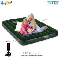 ราคา Intex ที่นอนเป่าลม มีสูบลมเท้าเหยียบฝังในตัว (ควีน) 1.52x2.03x0.22 ม. รุ่น 66929 + ที่สูบลม ดับเบิ้ลควิ๊ก วัน (8649796316)