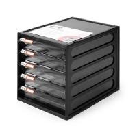 ราคา ONE ตู้เอกสาร 5 ชั้น โครงสีดำ ลิ้นชักสีเทา (49652842472)