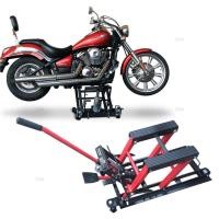 ราคา Car Hydraulic Lifting Platform Motorcycle Lift Repair Platform Double Scissor Hydraulic Motorcycle Cranes Kren 680kg 起重器 (27643827982)