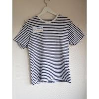 ราคา เสื้อยืดUNIQLO ลายขวางสีน้ำเงิน (18586899411)