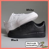 ราคา ⭐Baby Crocodile⭐ ของแท้100% Nike Air Force 1 Low '07 White Black ข้อต่ำ วินเทจ รองเท้าสเก็ตบอร์ด รองเท้าผ้าใบ (18279566256)
