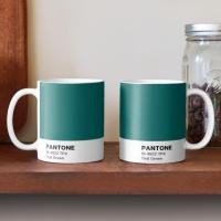 ราคา แก้วเซรามิคสีเขียว Pantone Teal (56403804503)
