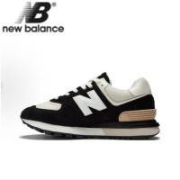ราคา 【ของแท้ 100%】New Balance NB 574 Legacy Low cut Leisure City Commuting Running Shoes Black and White Brown (49451729873)