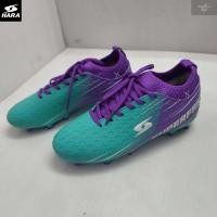 ราคา รองเท้าฟุตบอลเด็ก รองเท้าสตั๊ดเด็ก HARA รุ่น F37K สีเขียวอมฟ้า SIZE 34-38 (54156352363)