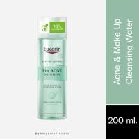 ราคา Eucerin Acne & Make-Up Cleansing Water 200 ml. (16989896506)