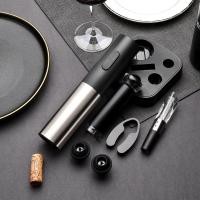 ราคา Hot Sale Wine Bottle Corkscrew Bar Accessories Opener Set Gift Box Electric Wine Opener Set (51553711526)