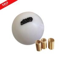 ราคา หัวเกียร์ Mugen รุ่น Round สีขาว น้ำหนักเบาคงทน งานเกรดA สำหรับเกียร์ธรรมดาทุกรุ่น (2413244053)