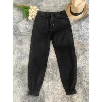 ราคา กางเกงยีนส์ฟอกสีดำ ขาจั้ม เอว 26นิ้ว ไซส์ S กระดุมหน้า ไม่มีตำหนิ (22049961266)