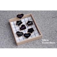 ราคา เซ็ตไม้หนีบกระดานดำ ป้ายราคา (124045)