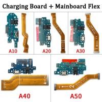 ราคา สําหรับ Samsung A10 A20 A30 A40 A50 USB ชาร์จพอร์ตบอร์ดหลักเมนบอร์ดเชื่อมต่อ Flex Cable (50654759247)