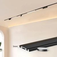 ราคา ไฟเพดาน Led แม่เหล็ก 48v 6 มม. บางพิเศษ ติดพื้นผิว ระบบรางแม่เหล็ก โคมไฟเพดาน ไฟสปอตไลท์ (19896370465)