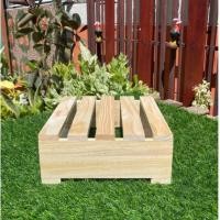 ราคา ชั้นวางของ พาเลทไม้สนนอกภาชนะวางเอนกประสงค์ ไม้สนนอก30x30x12cm. (27453517132)