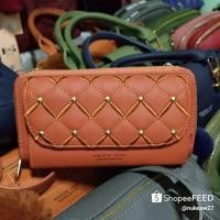 ราคา กระเป๋าสตางค์ใบยาวสีส้มใส่มือถือได้ (6035682323)