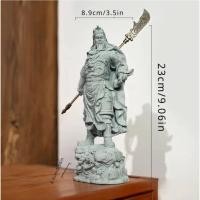 ราคา เทพเจ้ากวนอู "ปางปราบมาร" ลี้กวนกง เนื้อหินเรซิ่น (Resin Stone) (43352958724)