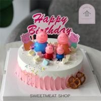 ราคา [พร้อมส่งจากไทย] ตุ๊กตาแต่งเค้ก ตุ๊กตา Peppa pig ตุ๊กตาแต่งเค้ก เค้กวันเกิด 625 (52956423283)