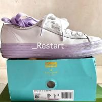 ราคา รองเท้ามือสอง: Keds x Kate spade สีขาวขอบสีม่วง (40677086755)