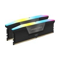 ราคา RAM DDR5(6400) 32GB (16GBX2) CORSAIR VENGEANCE RGB BLACK (CMH32GX5M2B6400C36) (58002886144)