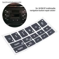 ราคา [Tech] เครื่องปรับอากาศรถยนต์ AC Climate ปุ่มควบคุมซ่อม Stiers Decals สําหรับ A4 B6 B7 Boutique (27844461730)