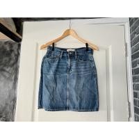 ราคา GAP 1969 กระโปรงยีนส์สั้นเอวสูงทรงเอ (15871504726)
